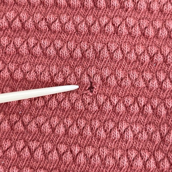 Big Bud Press Honeycomb Crop Tee Mauve Short Sleeve XS - Picture 13 of 13